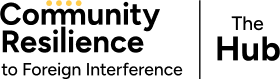 Community Resilience to Foreign Interference logo